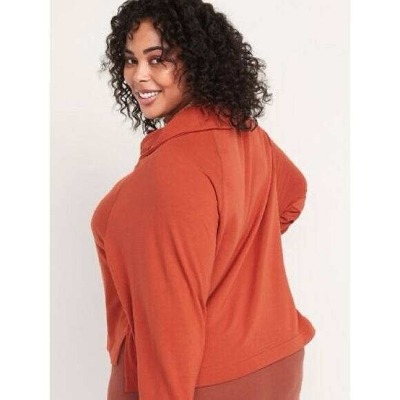 Old Navy Cozy-Knit Cowl-Neck Lounge Top 2X NWT - Picture 2 of 8